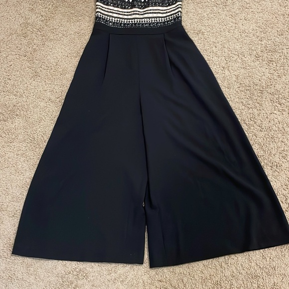 Alice + Olivia beaded strapless wide leg high waist jumpsuit it’s 4 NWT - Picture 8 of 15